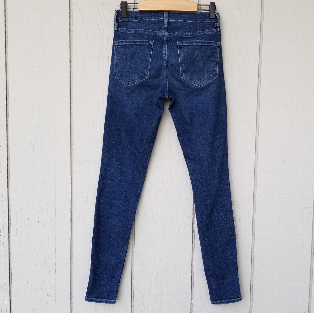 Frame Le Skinny De Jeanne Jeans Rivercrest Sz 25 - Picture 3 of 8